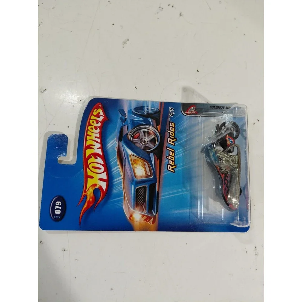 NIP Hot Wheels Rebel Rides 1:64 Die Cast Scorchin' Scooter Motorcycle